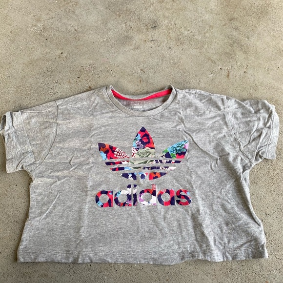 adidas crop top kids